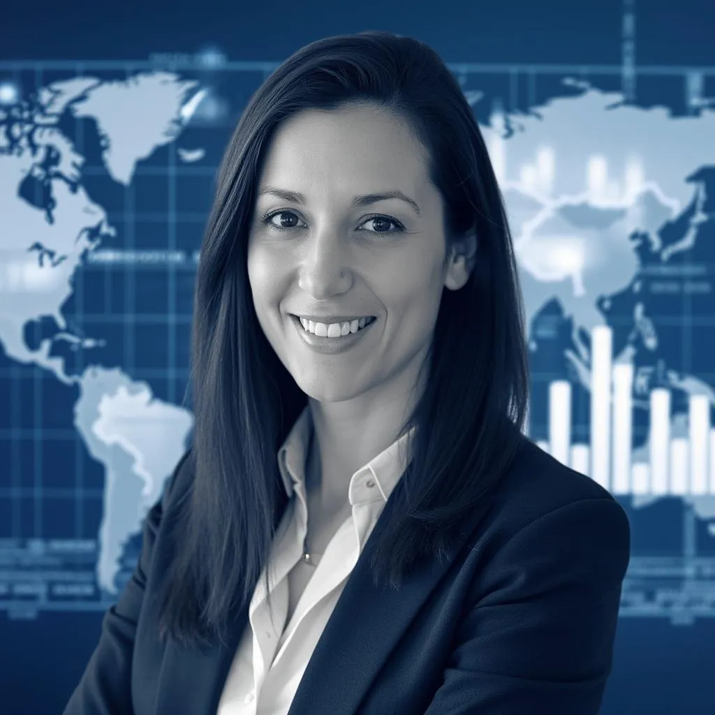 Retrato de Laura Fernández, Jefa de Análisis de Inversiones