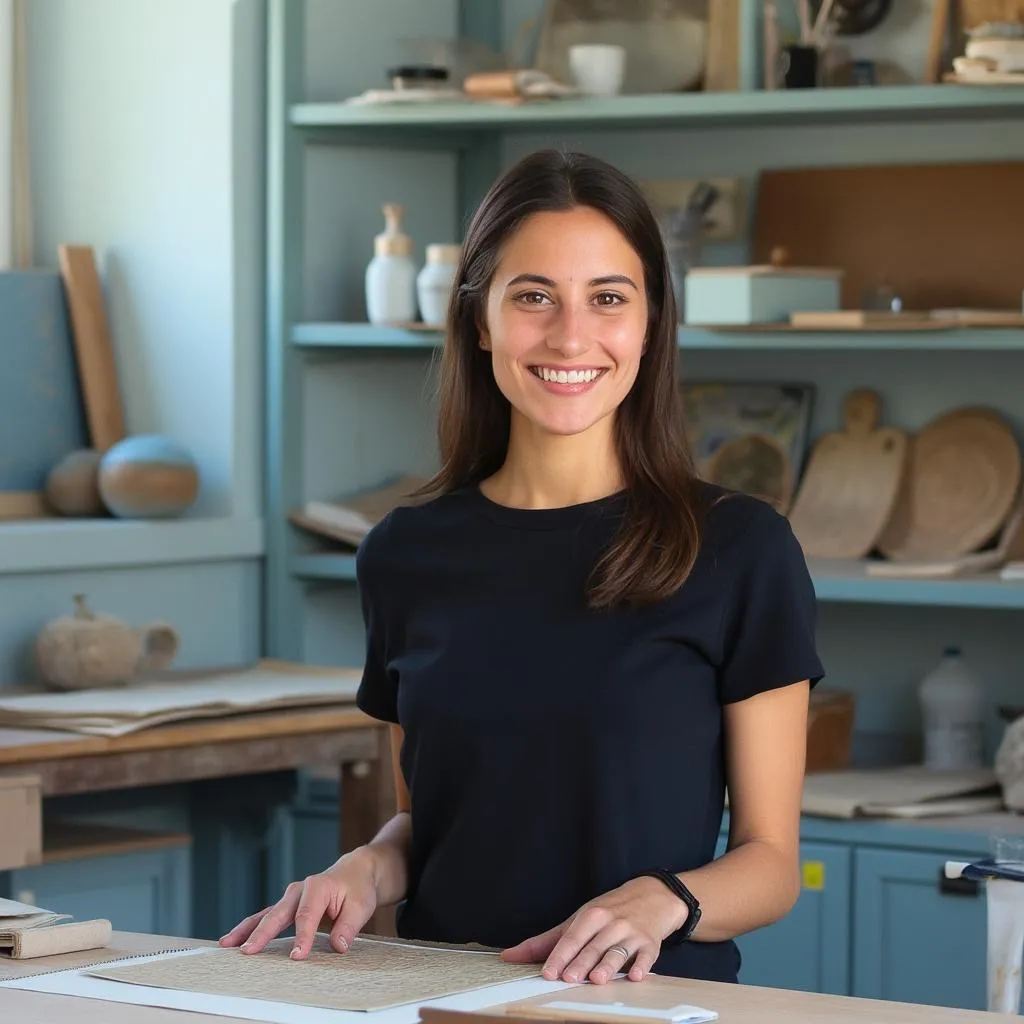 Retrato de Sofía López, emprendedora